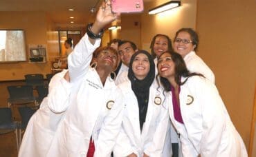 GME Students posing for a photo