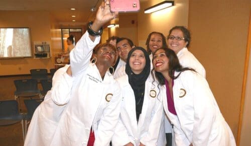 GME Students posing for a photo