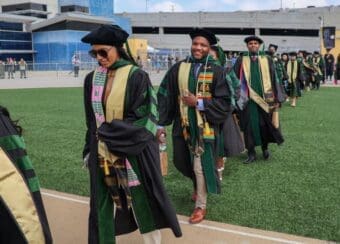 College of Medicine medical students during Commencement