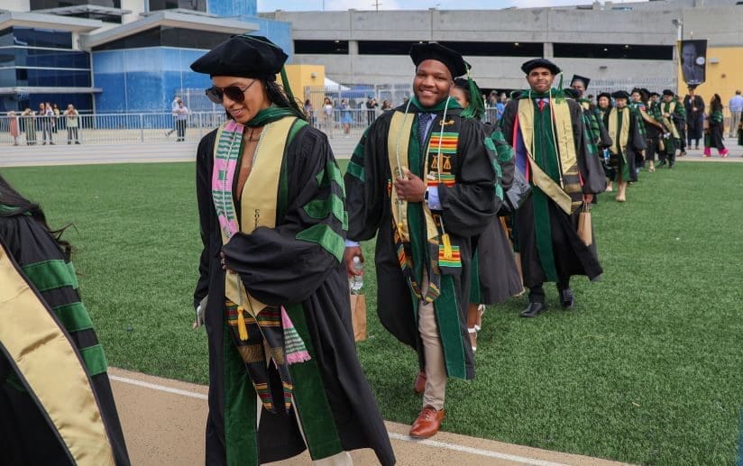 College of Medicine medical students during Commencement