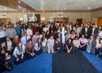 The inaugural class of Charles R. Drew University of Medicine and Science (CDU) 4-year MD program, residents, and College of Medicine leadership made a memorable appearance at the July 11 meeting of the Los Angeles County Board of Supervisors.