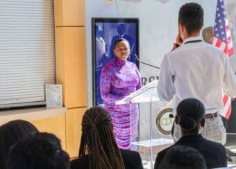 Her Excellency Rachel Ruto, the First Lady of the Republic of Kenya, paid a visit to the CDU campus as part of the university’s Diplomats on Global Health Disparities series, organized by CDU’s Office of International Affairs. 